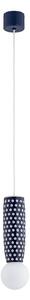 Argon 8937 - Lustră pe cablu BOLL 1xG9/6W/230V albastră