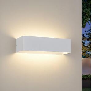 Brilagi - Aplică LED de exterior DONNANI, 12W, 230V, 30 cm, alb, IP44