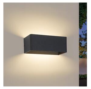 Brilagi - Aplică LED de perete pentru exterior DONNANI LED/7W/230V 20 cm neagră IP44