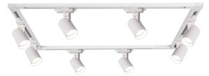 BRILAGI - Spot pe șină HUSKY, 8xGU10/10W/230V, alb