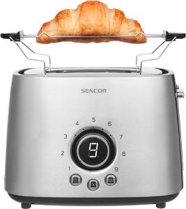 ASTOREO Prăjitor de pâine - argintie - Mărimea Pentru 2 toasturi, Dimensiuni: