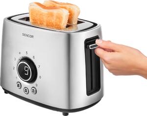 ASTOREO Prăjitor de pâine - argintie - Mărimea Pentru 2 toasturi, Dimensiuni: