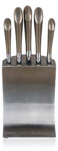 ASTOREO Set de cutite METALLIC PLATINUM - inox - Mărimea Lungime: 33,5 cm, 32 cm, 33,5