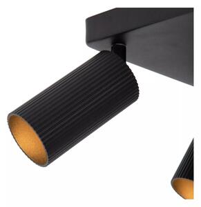 Lucide 09939/14/30 - Plafonieră cu spoturi CLUBS 4xGU10/40W/230V, neagră