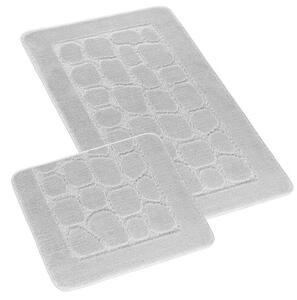 Set de covorașe de baie Bellatex Bany fără decupaj Gresie gri deschis, 60 x 100 cm, 60 x 50 cm