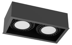 Brosline 1273 - Spot CAGE 2xGU10/18W/230V negru