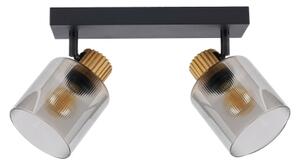 Brilagi - Spot HYGGE 2xE14/15W/230V negru/fumuriu