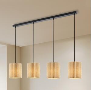 Brilagi - Lustră suspendată pe cablu NORDIC WAVE 4xE27/15W/230V in/negru