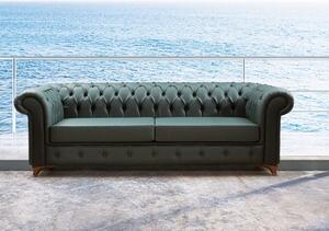 Canapea fixa 3 locuri Oxford Chesterfield