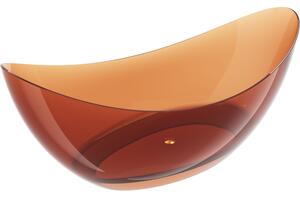 Mexen Vea earth cadă de sine stătătoare transparentă 180 x 80 cm, dop crom - 58091808005