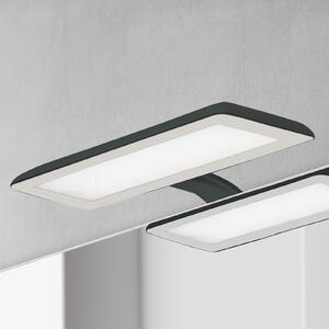 Ebir Lampă LED oglindă Nikita, negru/gri-oțel, Negru, Baie, Plastic, Modern, Ansamblu de mobilier