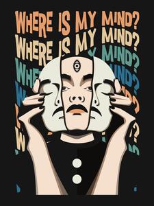 Ilustrație Where Is My Mind Pixies, Retrodrome