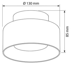 Brilagi - LED Spot AURA LUX 1xGX53/30W/230V, diametru 13 cm, auriu