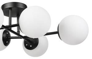 Brilagi - Lampă de tavan aplicată MALONY 6xE14/20W/230V, negru
