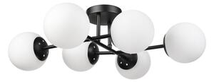 Brilagi - Lampă de tavan aplicată MALONY 6xE14/20W/230V, negru