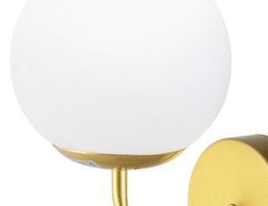 Brilagi - Lampă de perete MALIVA 1xE14/15W/230V aurie/albă