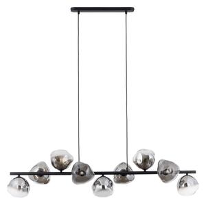 Brilagi - Lustru pe cablu VULCANO 9xG9/8W/230V negru/negru fumuriu