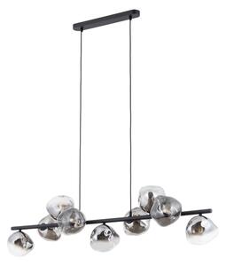 Brilagi - Lustru pe cablu VULCANO 9xG9/8W/230V negru/negru fumuriu