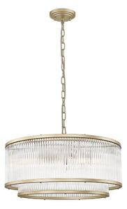 Brilagi - Lustru suspendat pe lanț RAMOS 6xE14/60W/230V auriu