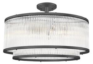 Brilagi - Lustră aplicată RAMOS 6xE14/60W/230V neagră