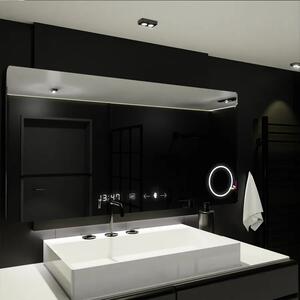 Oglinda LED 100x60 cm Senzor, Sistem Dezaburire, Ceas, temperatura, Lupa Cosmetica