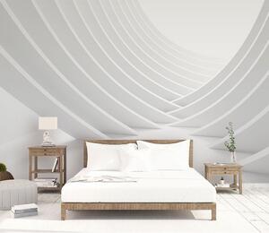 Fototapet Structură albă cu linii curbe, Fototapet moderne, Fototapet populare, u47894 - Tapeko.ro