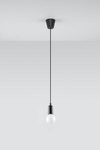 Sollux Lighting Diego lampă suspendată 1x60 W negru SL.0572