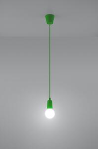 Sollux Lighting Diego lampă suspendată 1x60 W verde SL.0581
