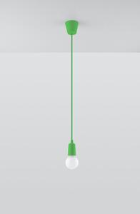 Sollux Lighting Diego lampă suspendată 1x60 W verde SL.0581