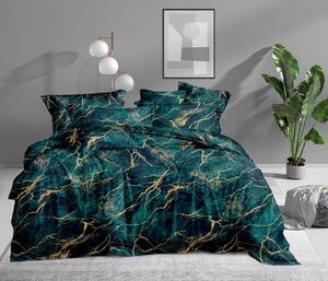 Lenjerie de pat din microfibra KATRIN verde Dimensiune lenjerie de pat: 70 x 80 cm | 140 x 200 cm