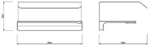 FDesign Piazza suport pentru hârtie igienică crom FD6-PZA-10-11