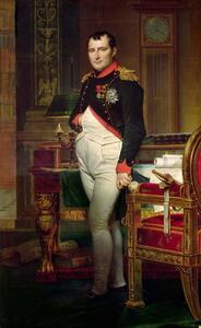 Reproducere Napoleon Bonaparte in his Study at the Tuileries, Jacques Louis David