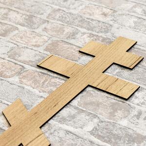 DUBLEZ | Cruce ortodoxă din lemn pentru perete