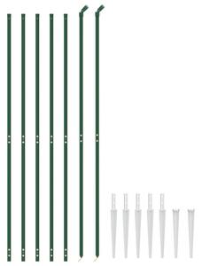Gard plasă de sârmă cu țăruși de fixare, 2x10 m