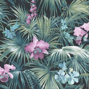 Noordwand Tapet „Tropical Flowers”, verde G56433