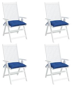 Perne de scaun, 4 buc., albastru, 50x50x7 cm, textil oxford