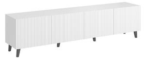 Comodă TV Dicto I, Negru, Alb, MDF, PAL laminat, 52x201x40cm, 50.5 kg