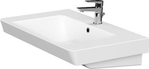 Cersanit Mille lavoar 81x48.5 cm dreptunghiular clasică-mobilier alb luciu K675-003