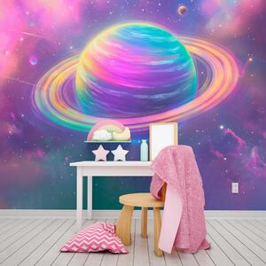 Tapet O planetă de basm, Fototapet Spaţiu, w03397 : Uwalls.ro