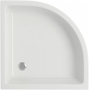 Cersanit Arteco, dus sfert de cerc 80x80x190cm, sticla transparenta 5mm, profil cromat + cadita de dus Tako, S601-113