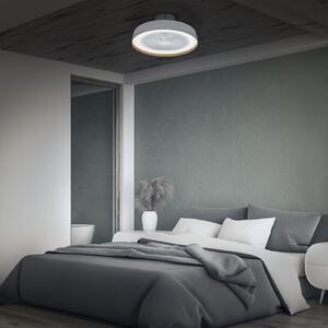 OSRAM Ventilator de tavan cu LED-uri ENCAPSULATE, Ø 48 cm, alb, CCT, reglabil, Alb, Camera de zi / sufragerie, Plastic, Modern
