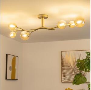 Lustră LED aplicată Brilagi MISTEL 6xG9/3W/230V auriu