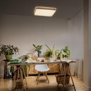 OSRAM Plafonieră LED ORBIS ALICIA, 29 x cm, lemn, ClickDim, reglabil, Lemn, Camera de zi / sufragerie, Metal, Modern
