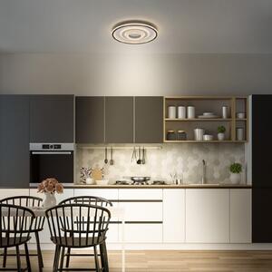 OSRAM Plafonieră LED ORBIS CRISTALLY, albă, Ø 43 cm, CCT, Alb, Camera de zi / sufragerie, Aluminiu, Modern