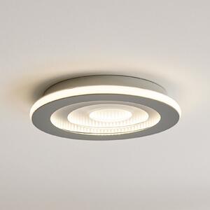 OSRAM Plafonieră LED ORBIS SPIRAL, Ø 51 cm, gri, clickdim, reglabil, Gri, Camera de zi / sufragerie, Metal, Modern