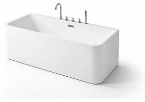 Cada baie Malaga dreptunghiulara 170x75 cu baterie