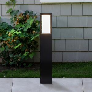 Searchlight Lampă cu soclu Avenue, negru, înălțime 45 cm, metal, Negru, Aluminiu, Modern