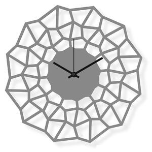 Ceas de perete de dimensiuni medii, din oțel inoxidabil 30x30 cm - Flake | DSGN