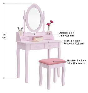 Masă de toaletă Marie “Pink” Thérése