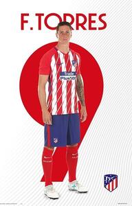 Poster Atletico De Madrid 2017/2018 - F. Torres